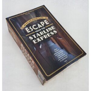 "Escape From The Starline Express" Game Professor Puzzle Escape Room Mystery NEW